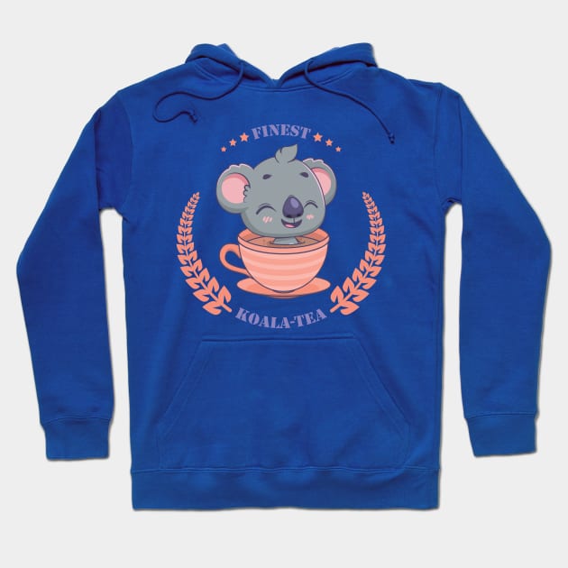 Finest Koala-Tea pun design Hoodie by GazingNeko